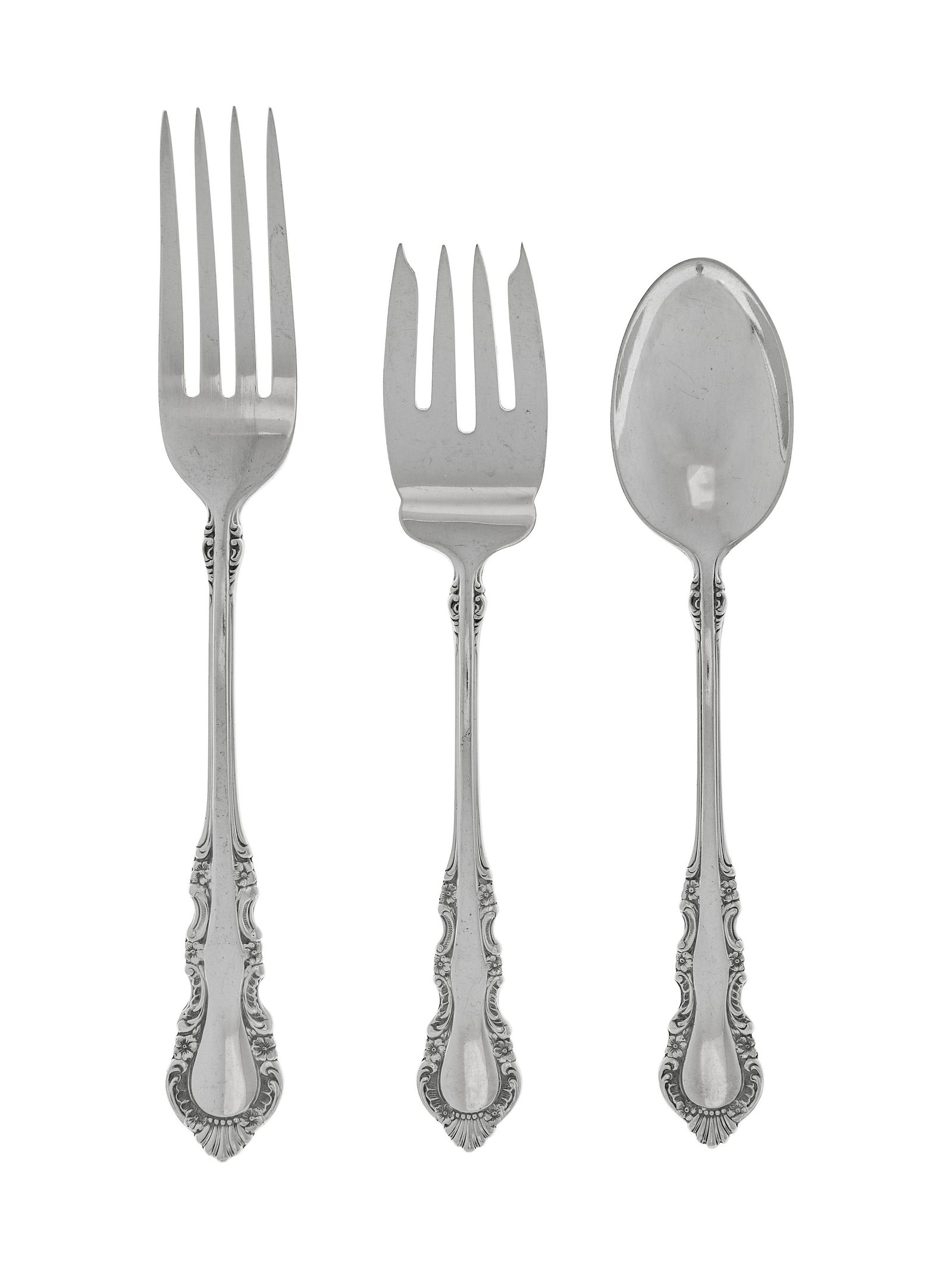 An American Silver Flatware Service (1 of 2)