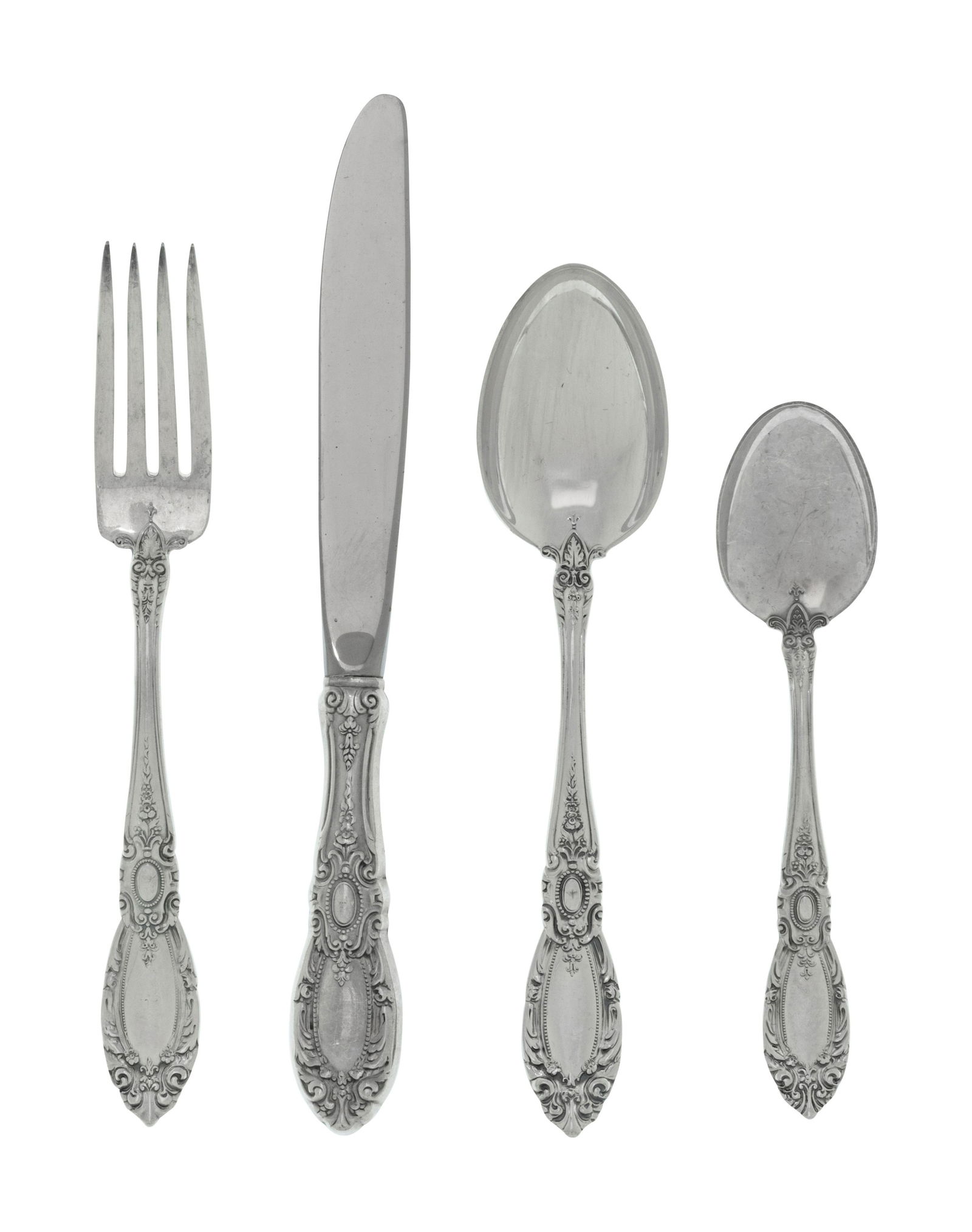 An American Silver Flatware Service (1 of 1)