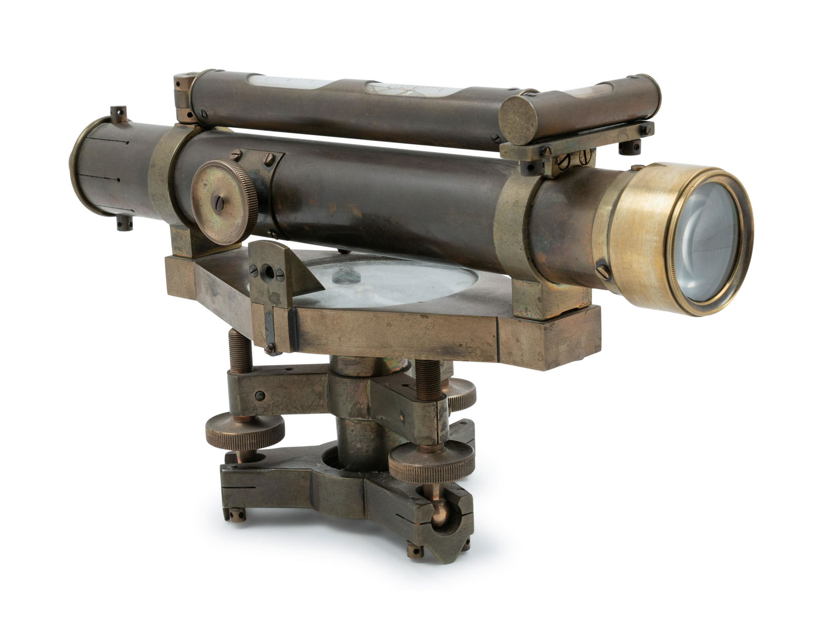 An English Brass Dumpy Level (1 of 4)