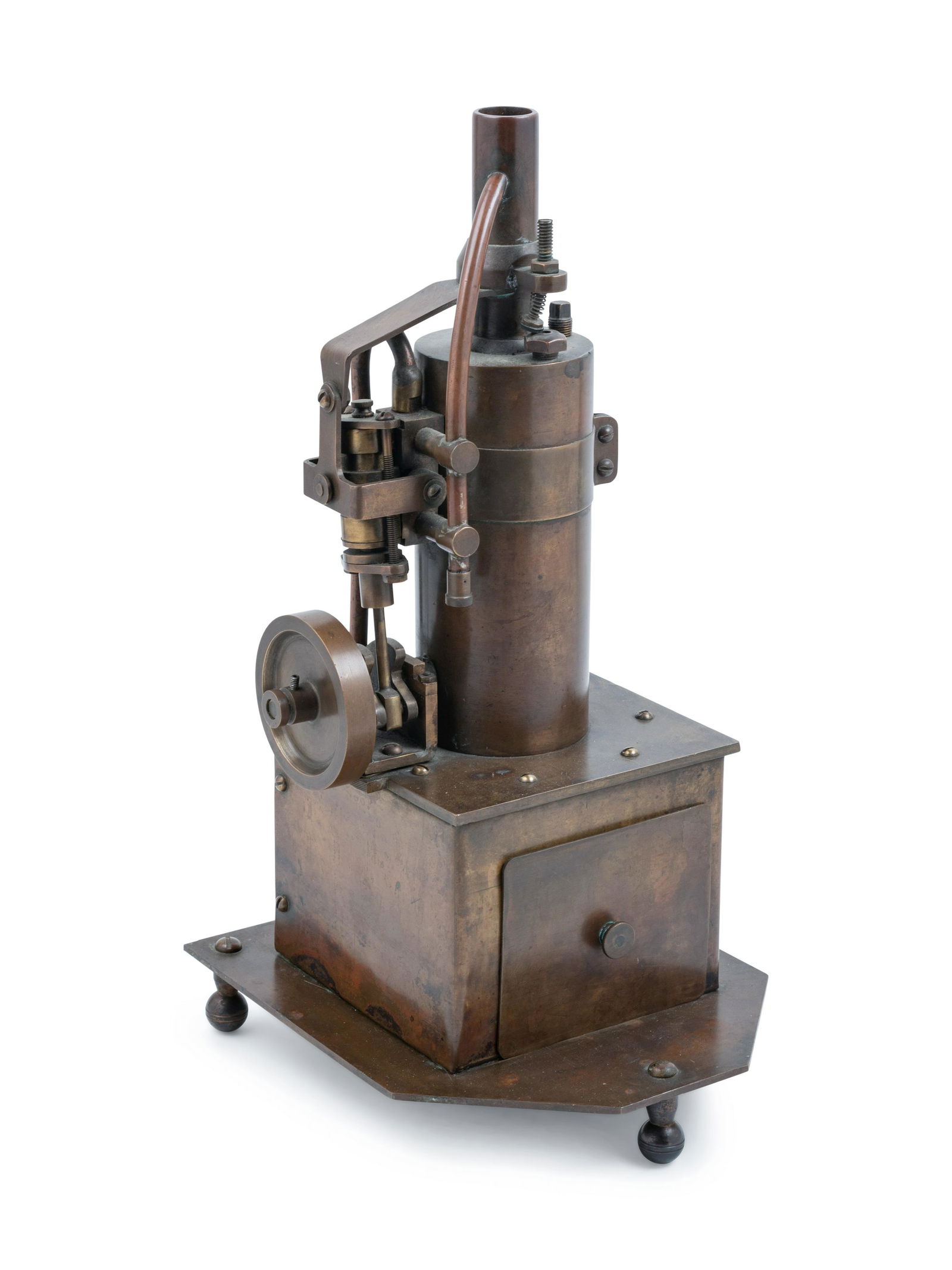 A Brass Oscillating Cylinder Steam Engine (1 of 2)
