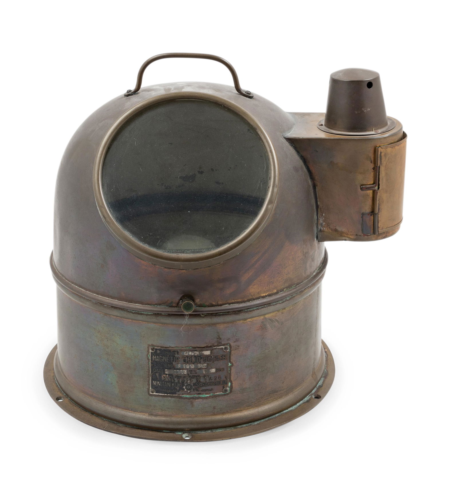 A Brass Cased Ships Binnacle (1 of 3)