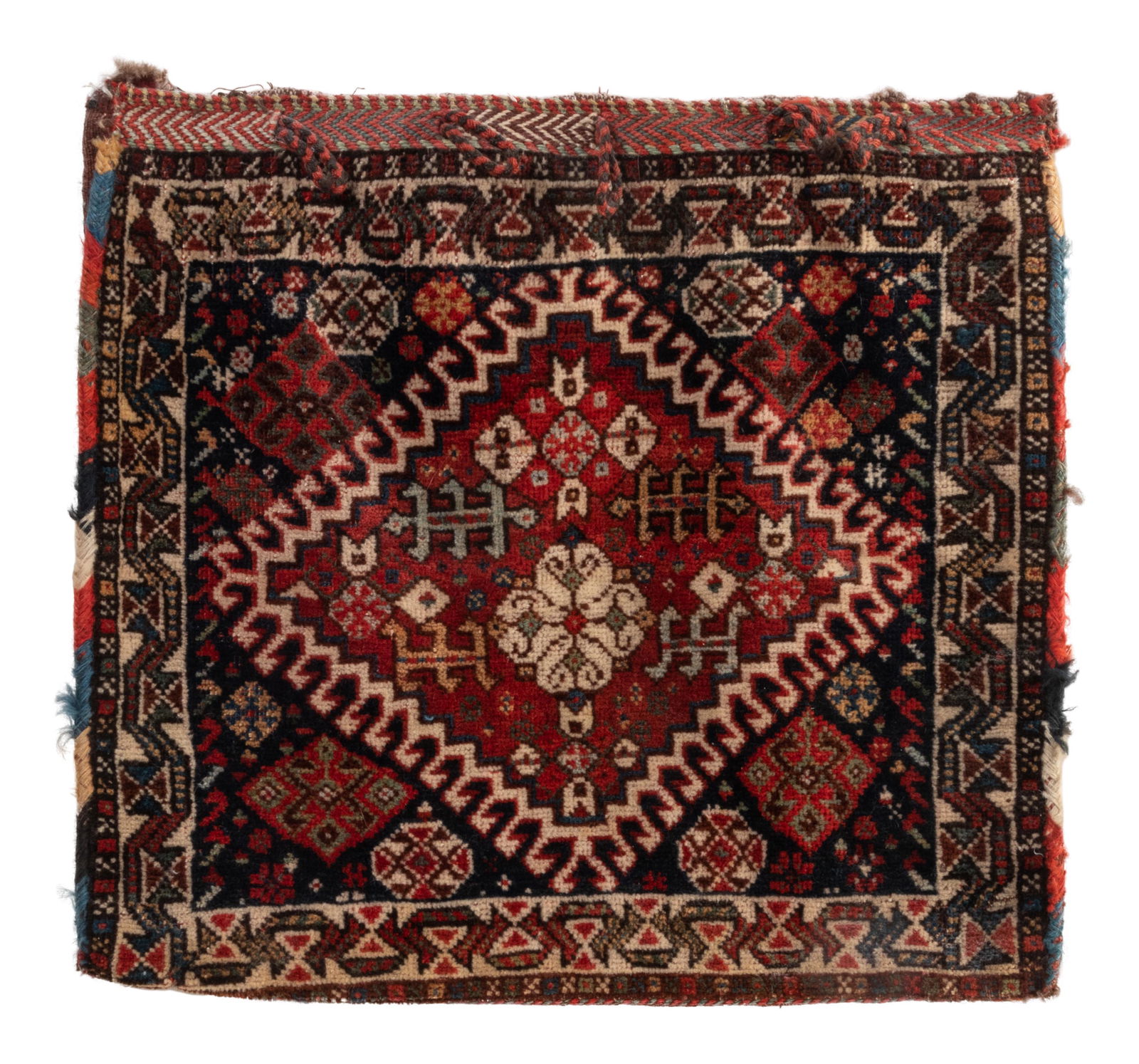 Four Wool Mats and Saddle Bags (1 of 4)