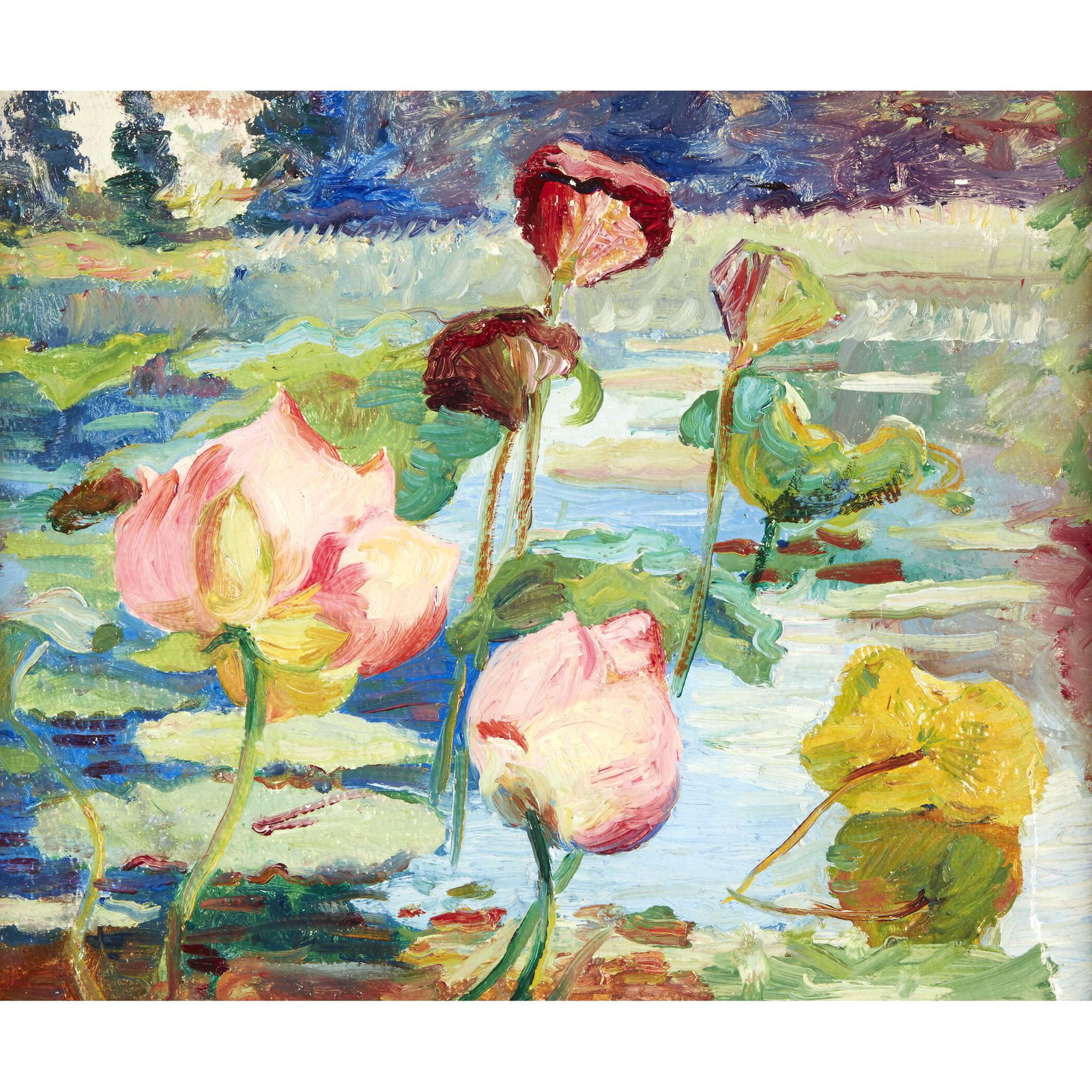 Jane Peterson (American, 1876–1965), , Water Lilies (1 of 1)