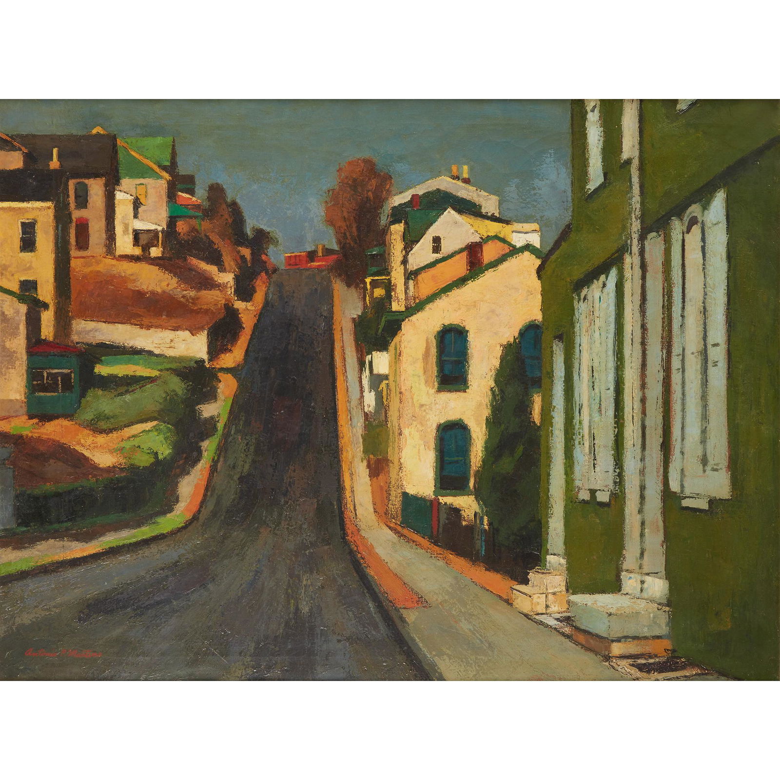 Antonio Pietro Martino (American, 1902–1989), , Street (1 of 2)