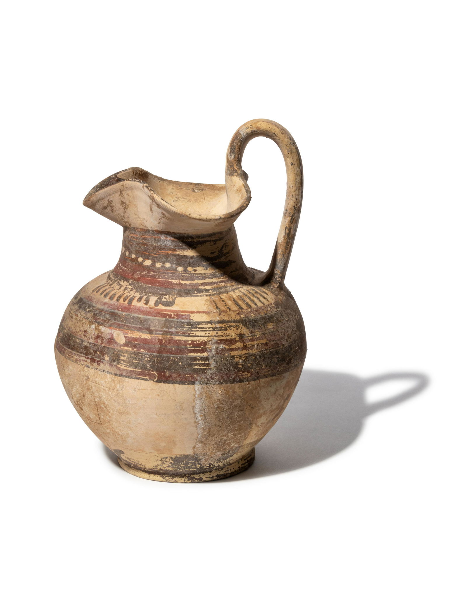 A Greek Painted Pottery Oinochoe (1 of 3)