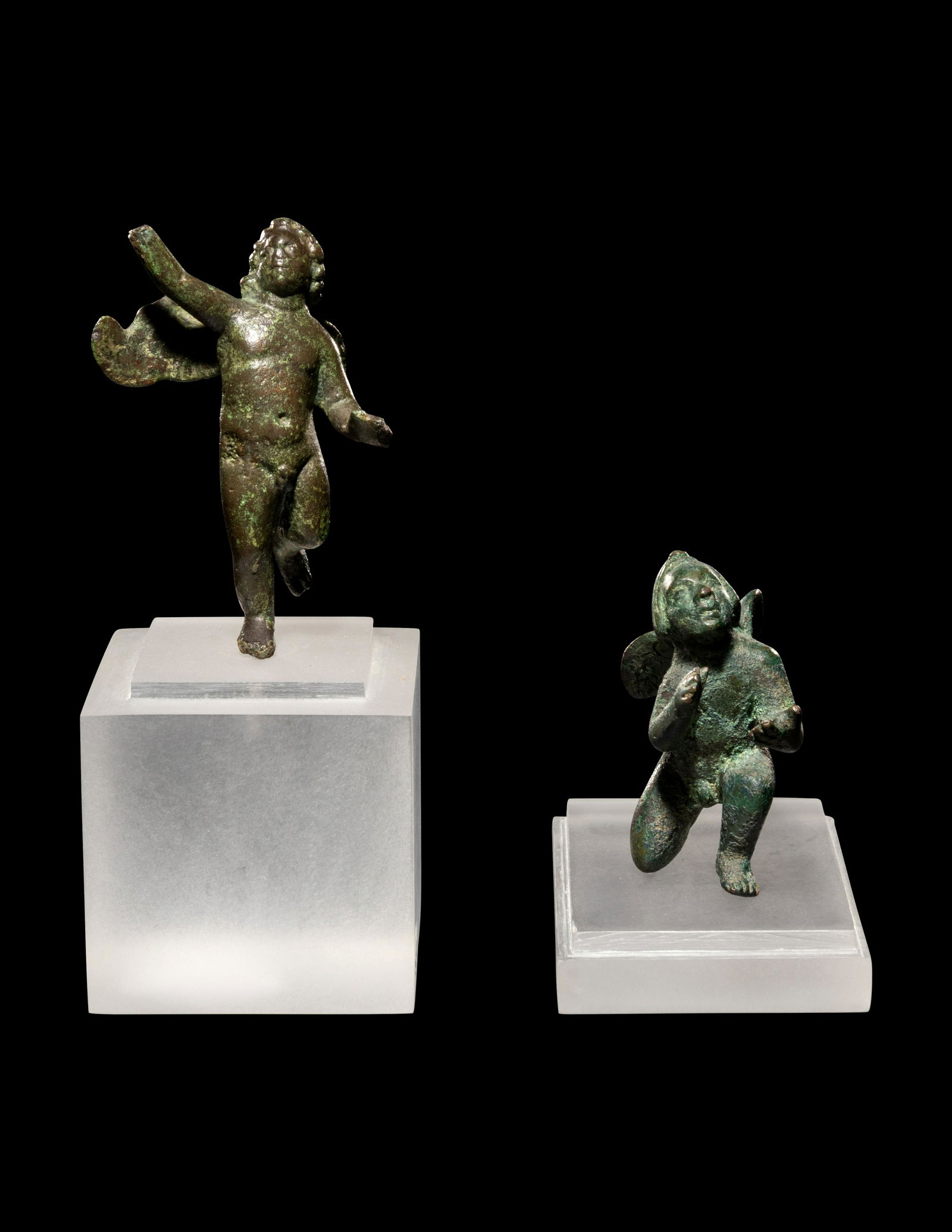 Two Roman Bronze Erotes (1 of 3)