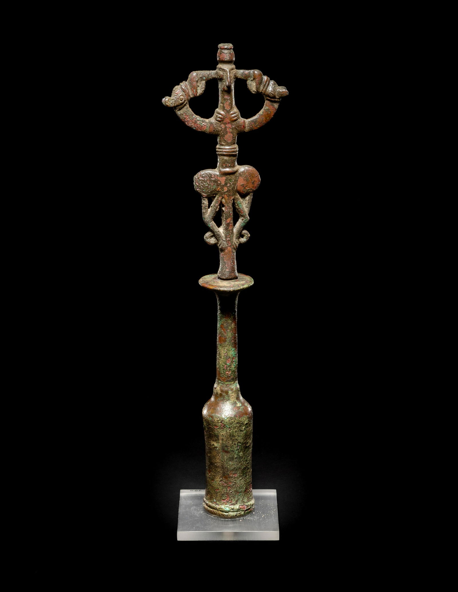 A Luristan Bronze Standard Finial with the Master of (1 of 3)