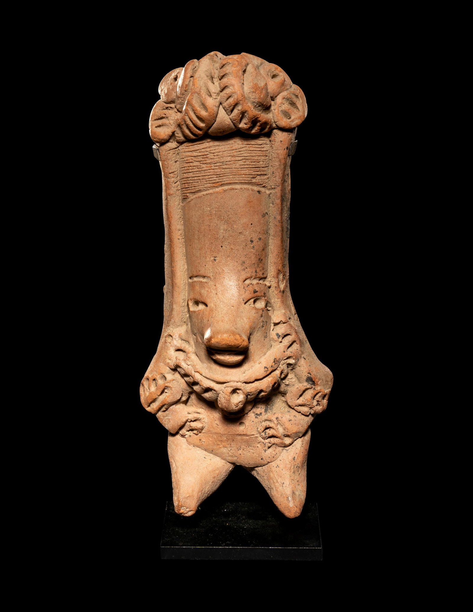 Two San Jeronimo Pottery Figures, a Colima Figure and a (1 of 3)