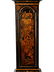 A George III Black-Japanned Longcase Clock Height 85 x - 4