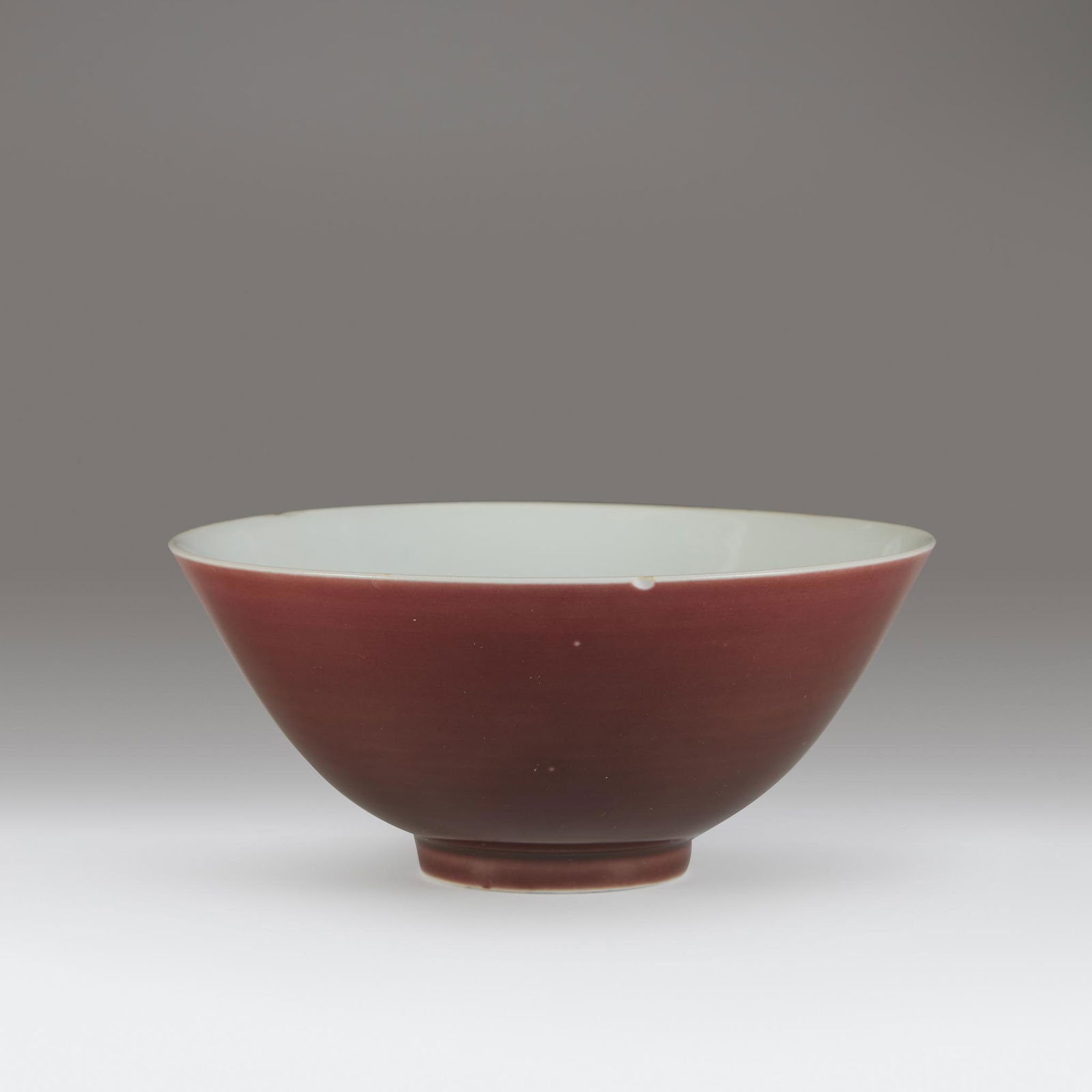 A Chinese copper-red glazed porcelain bowl, Jiaqing (1 of 3)