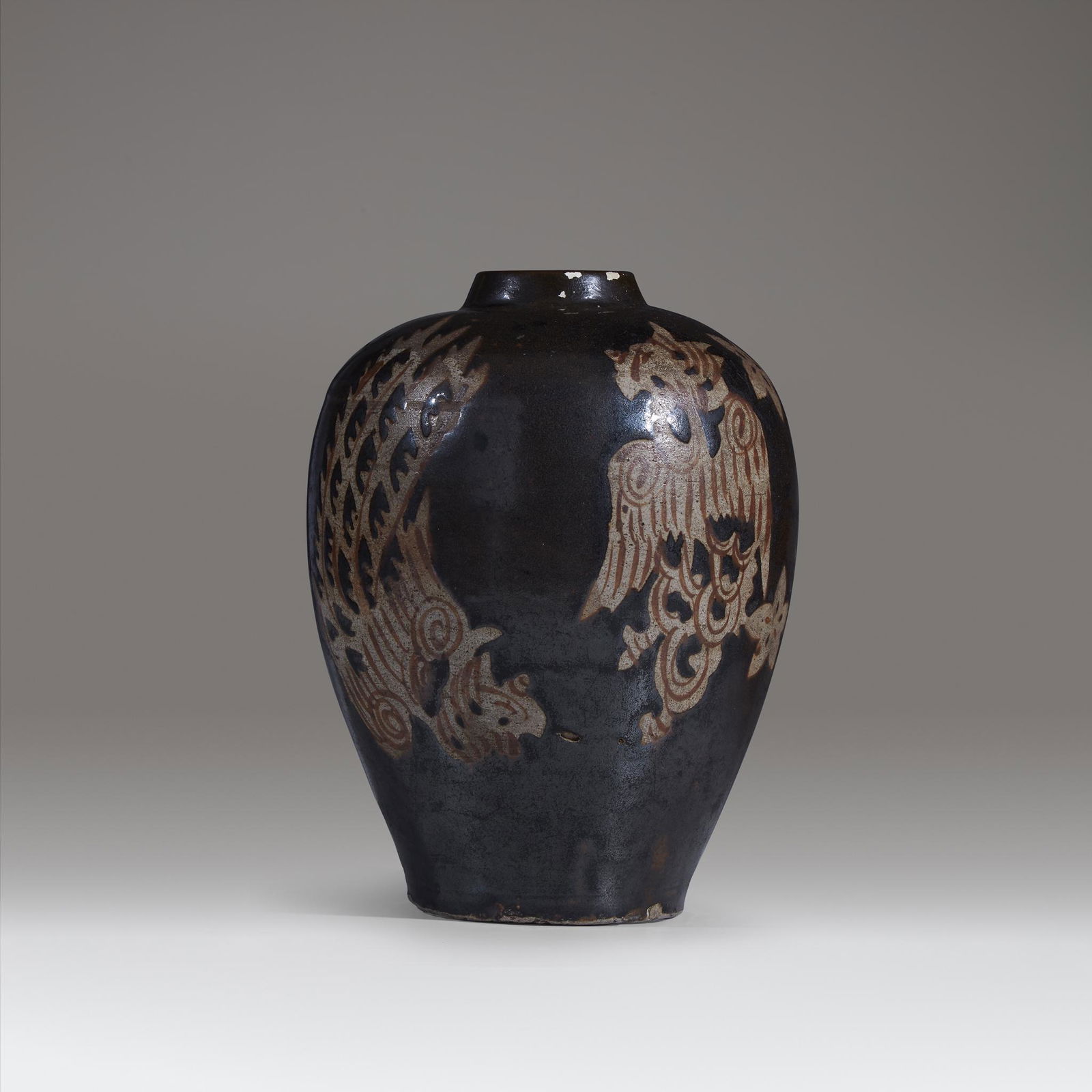 A Chinese Jizhou "Phoenix and Florets" vase, Southern (1 of 2)