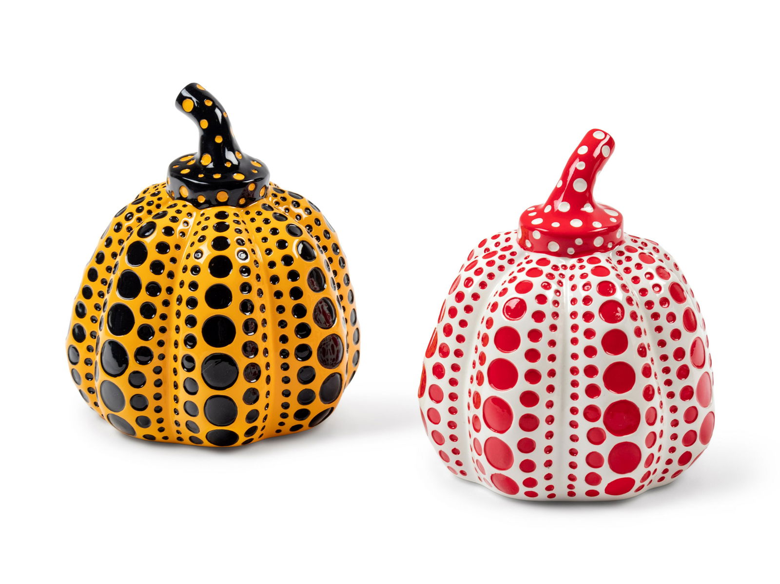 Yayoi Kusama (Japanese, b. 1929) Pumpkin (Red and (1 of 2)