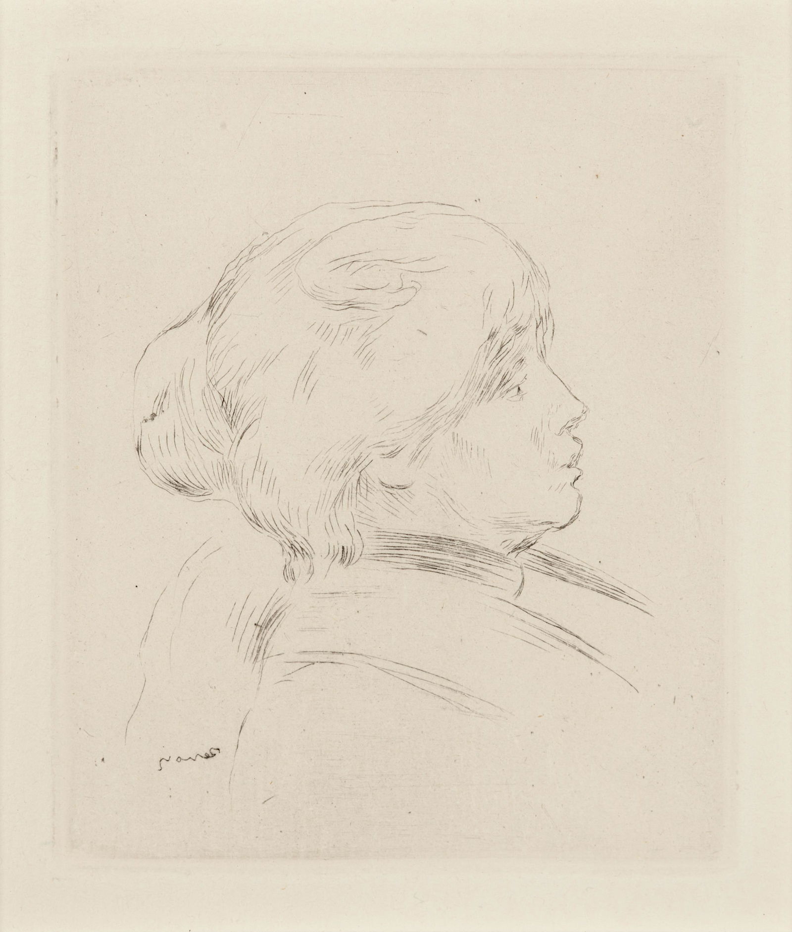 Pierre-Auguste Renoir  (French, 1841-1919) Berthe (1 of 2)