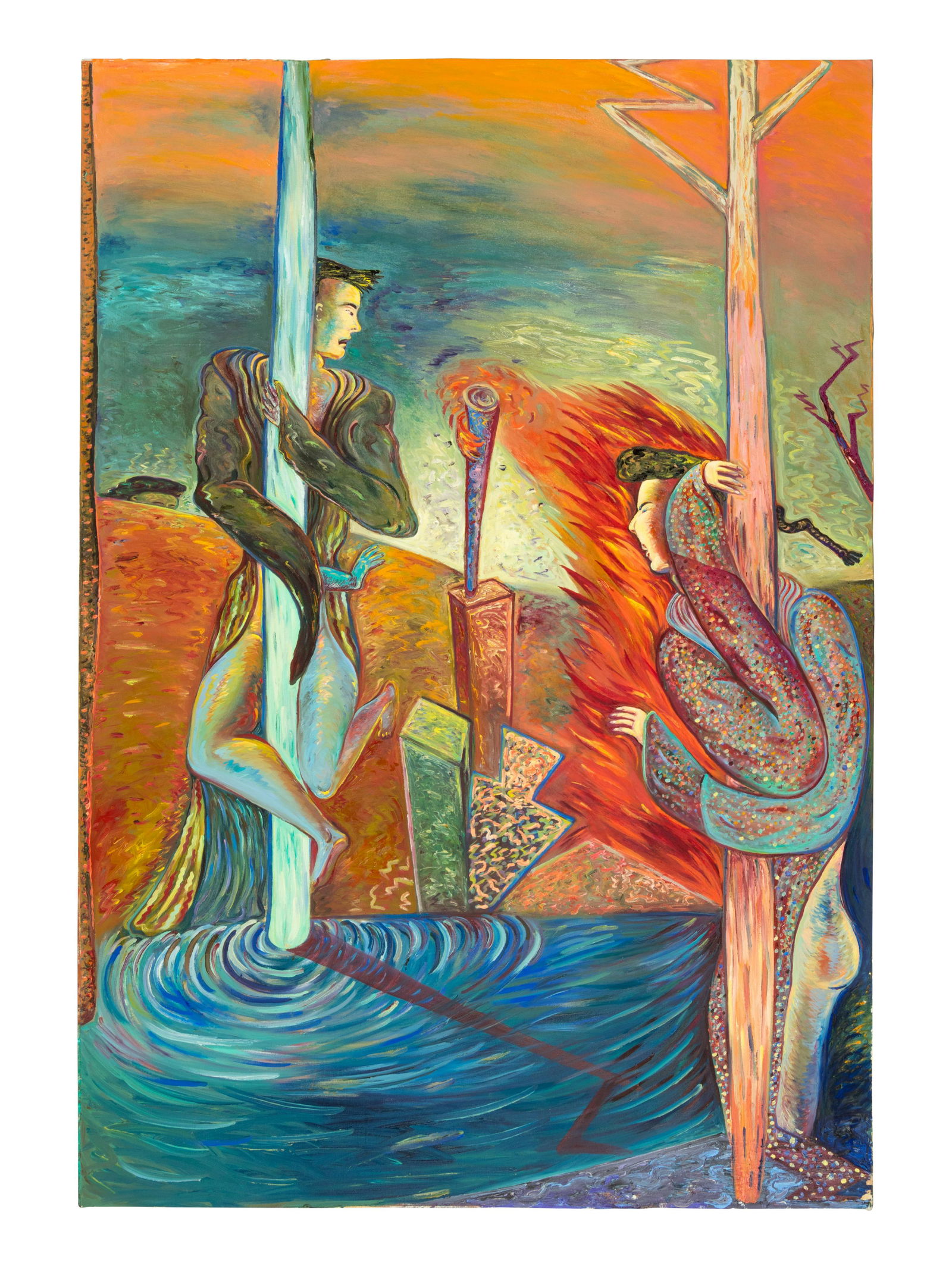 Phyllis Bramson (American, b. 1941) States of War, (1 of 3)