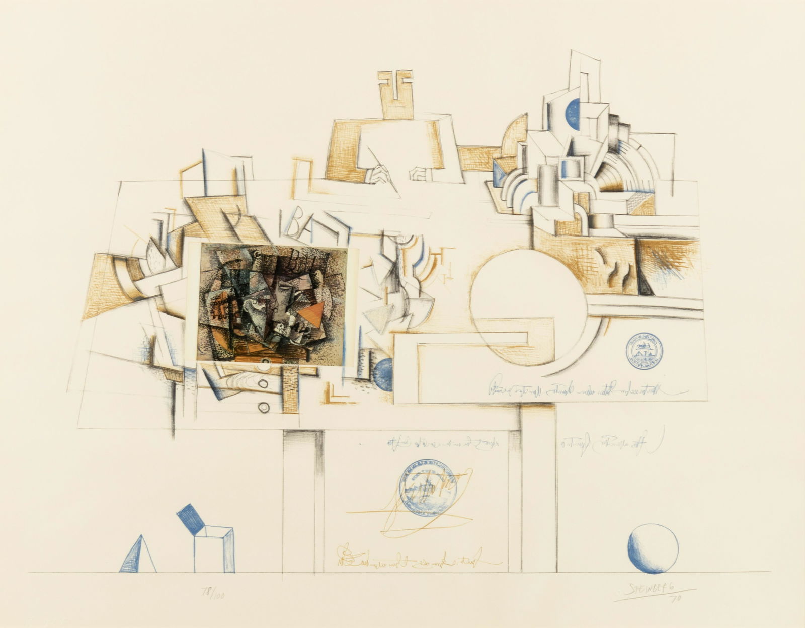 Saul Steinberg (American, 1914-1999) Braque, 1970 (1 of 1)