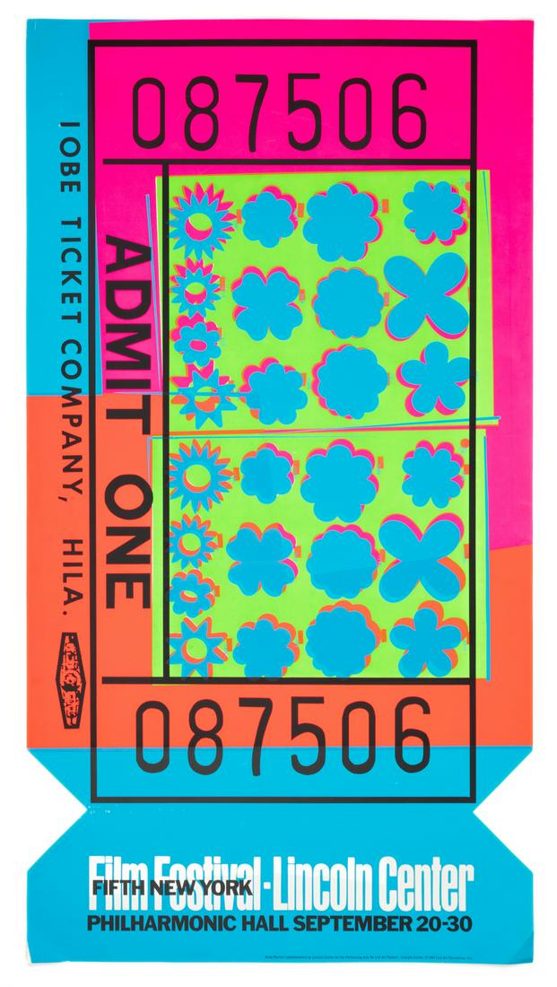 Andy Warhol  (American, 1928-1987) Film Festival, (1 of 1)