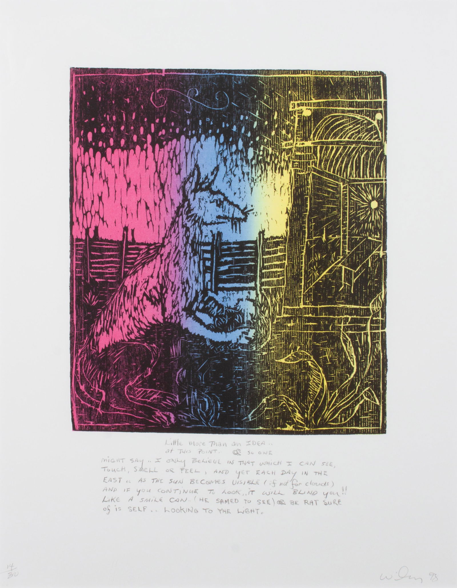 William T. Wiley (American, b. 1937) Little More Than (1 of 1)