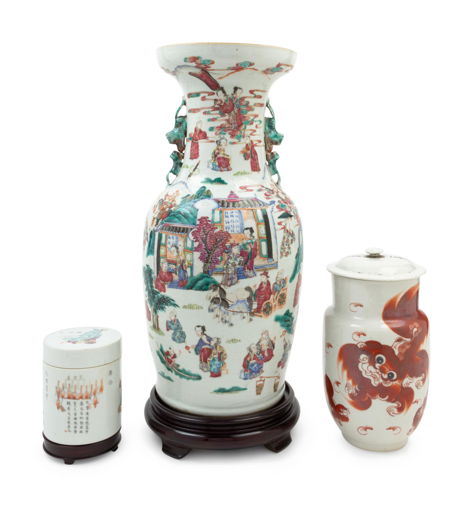 Three Chinese Porcelain Articles Height of largest 18 (1 of 1)