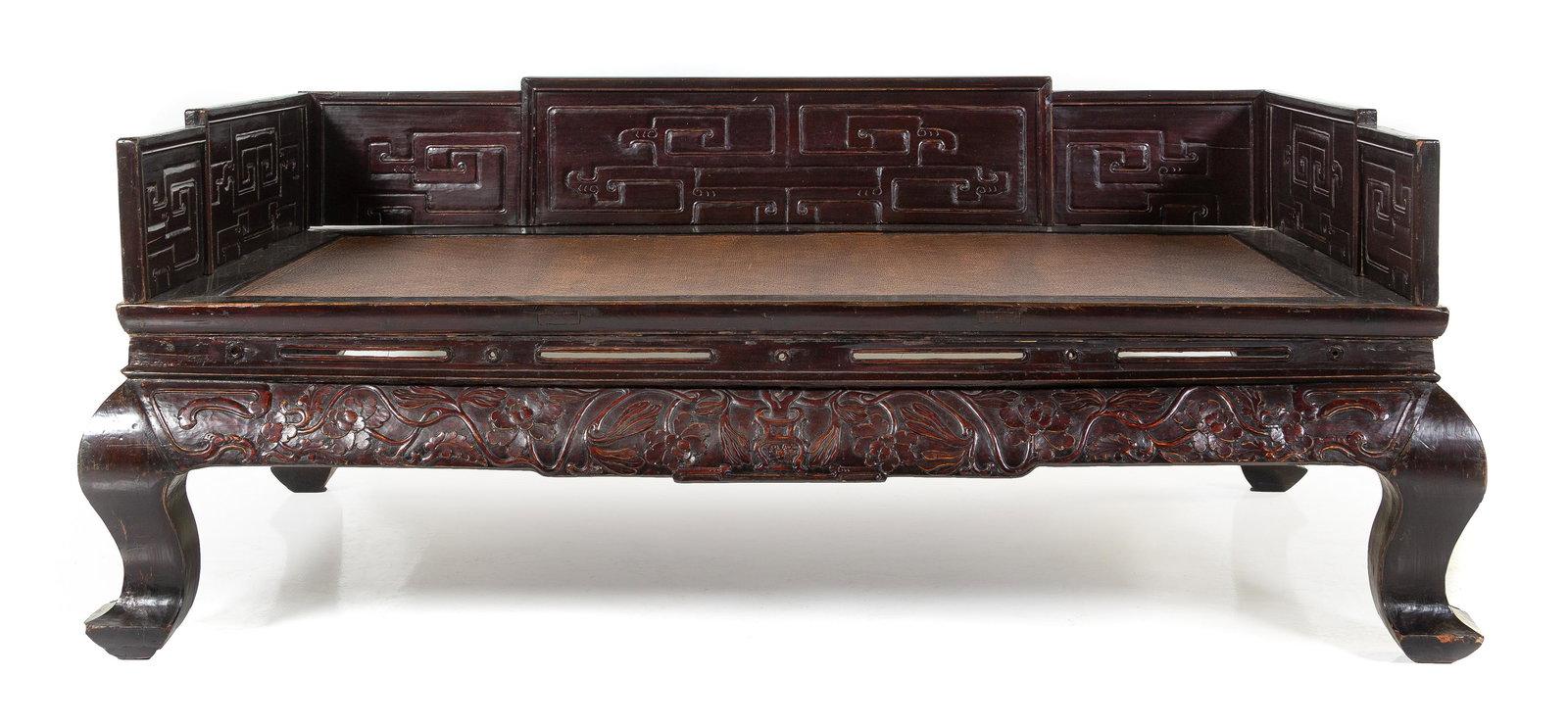 A Chinese Hardwood Couch Bed, Luohan Chuang Height 36 x (1 of 1)