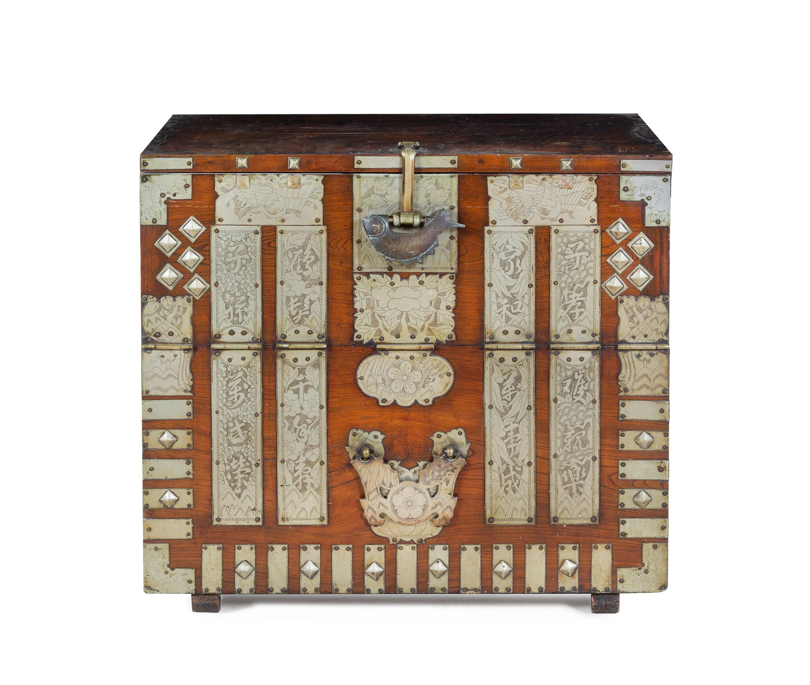 A Korean Blanket Chest, Bandaji Height 34 x width 38 x (1 of 2)