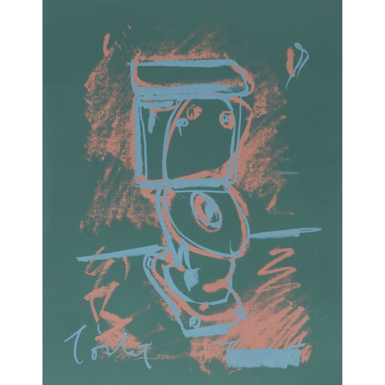 Claes Oldenburg (American, B. 1929), , Soft Toilet #3 - (1 of 1)