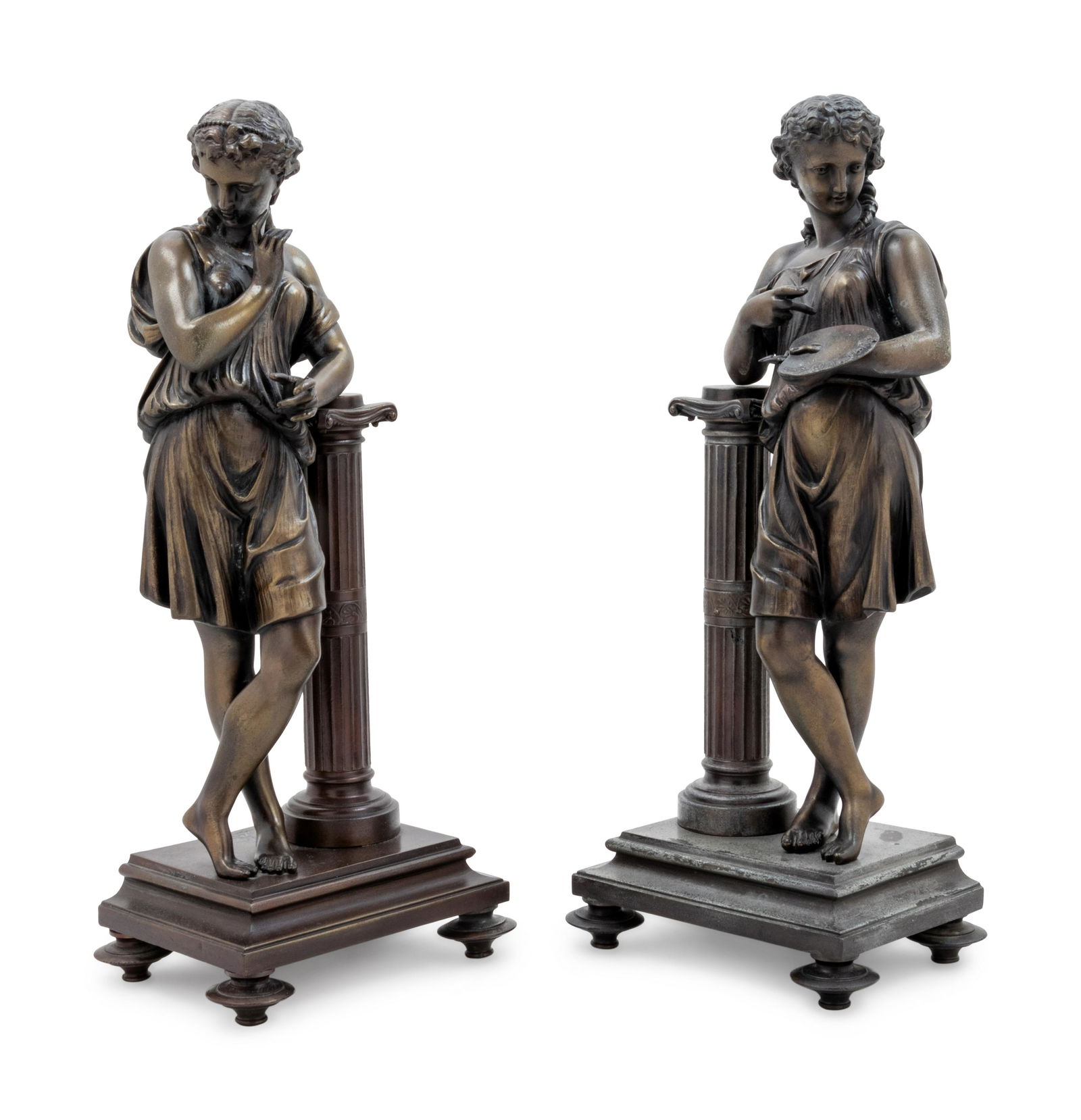 A Pair of French Cast Metal Figures (1 of 2)