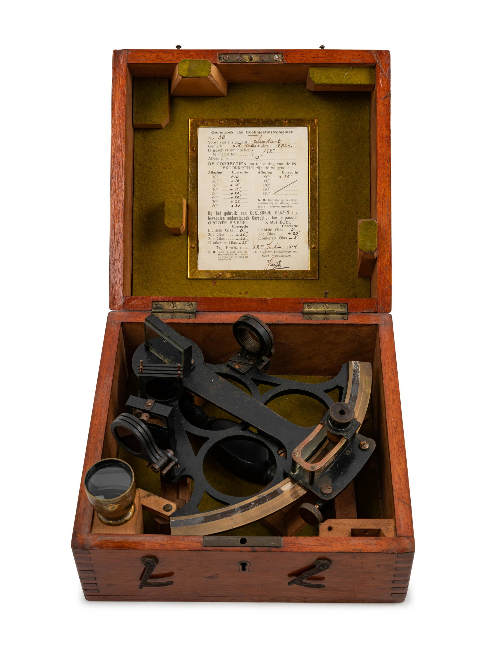 An English Patinated Bronze Sextant (1 of 4)