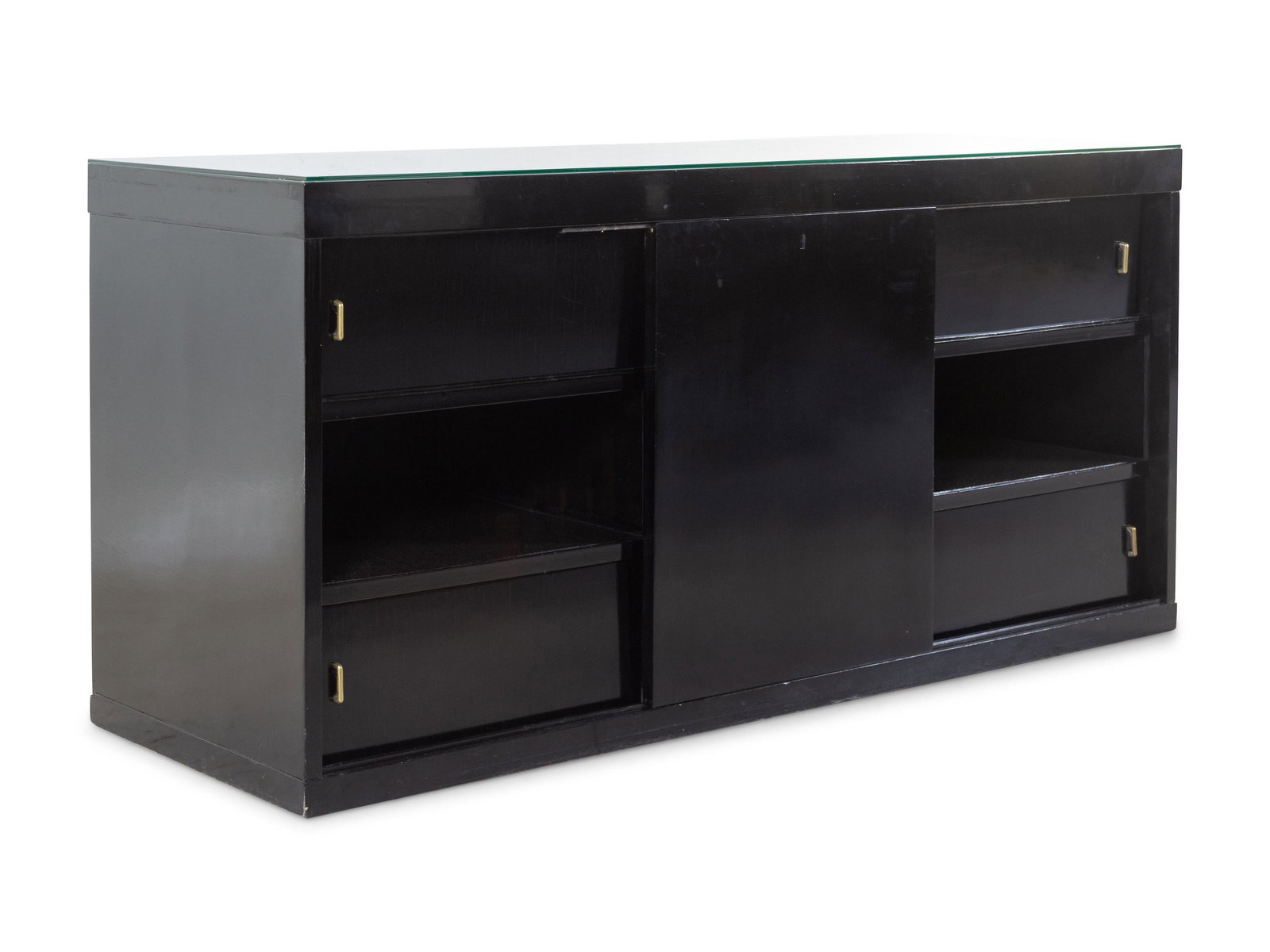 An Art Deco Lacquered Credenza (1 of 2)