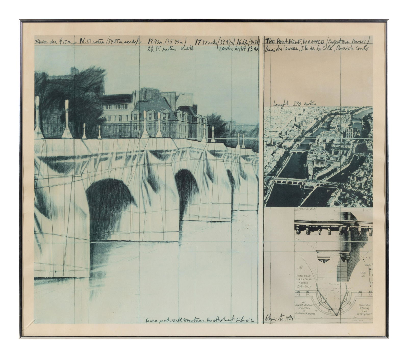 Christo and Jeanne-Claude The Pont Neuf Wrapped, 1984 (1 of 1)