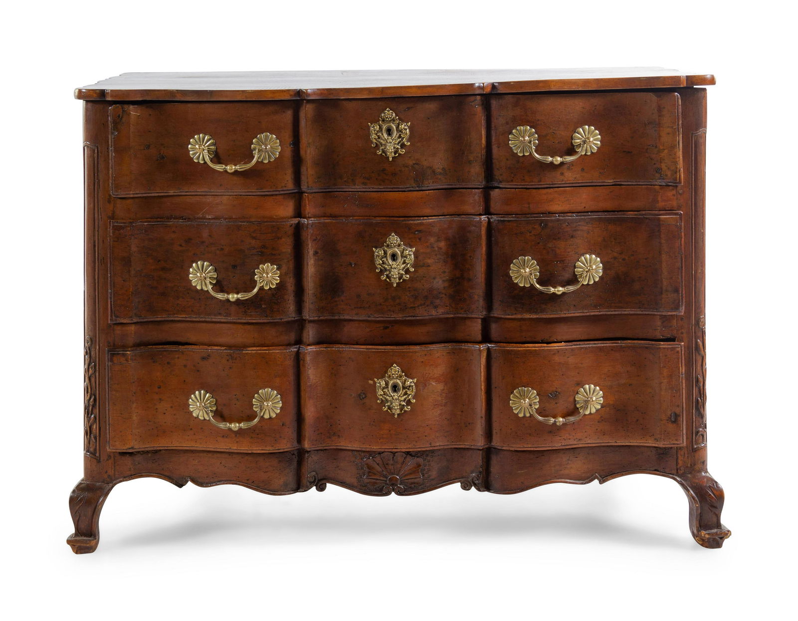 A Louis XV Provincial Walnut Commode (1 of 2)