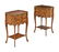 A Pair of Louis XV Style Gilt Metal Mounted Parquetry
