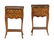 A Pair of Louis XV Style Gilt Metal Mounted Parquetry - 2