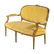 A Louis XVI Style Carved Giltwood Sofa - 2