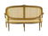 A Louis XVI Style Carved Giltwood Sofa - 3
