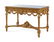 A Louis XVI Style Carved Giltwood Marble-Top Center - 2