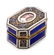 A French Engine-Turned Enamel and Silver-Gilt Box - 2