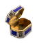 A French Engine-Turned Enamel and Silver-Gilt Box - 3