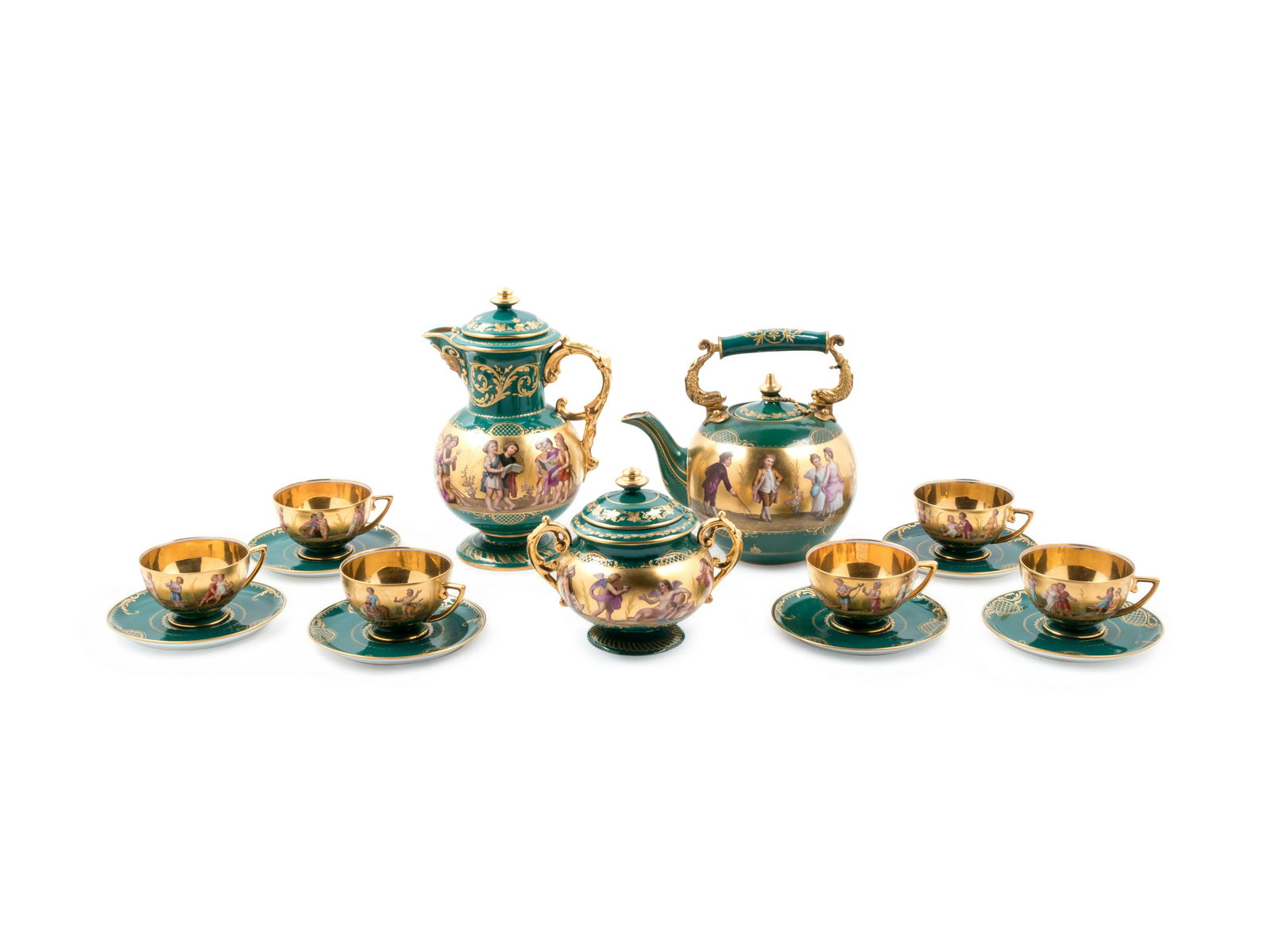 A Vienna Porcelain Tea and Coffee Service (1 of 2)