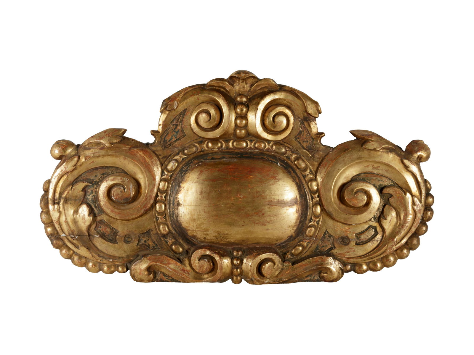A Continental Carved and Giltwood Ornament (1 of 2)
