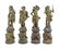 A Set of Four Cast Metal Garden Figures Allegorical of