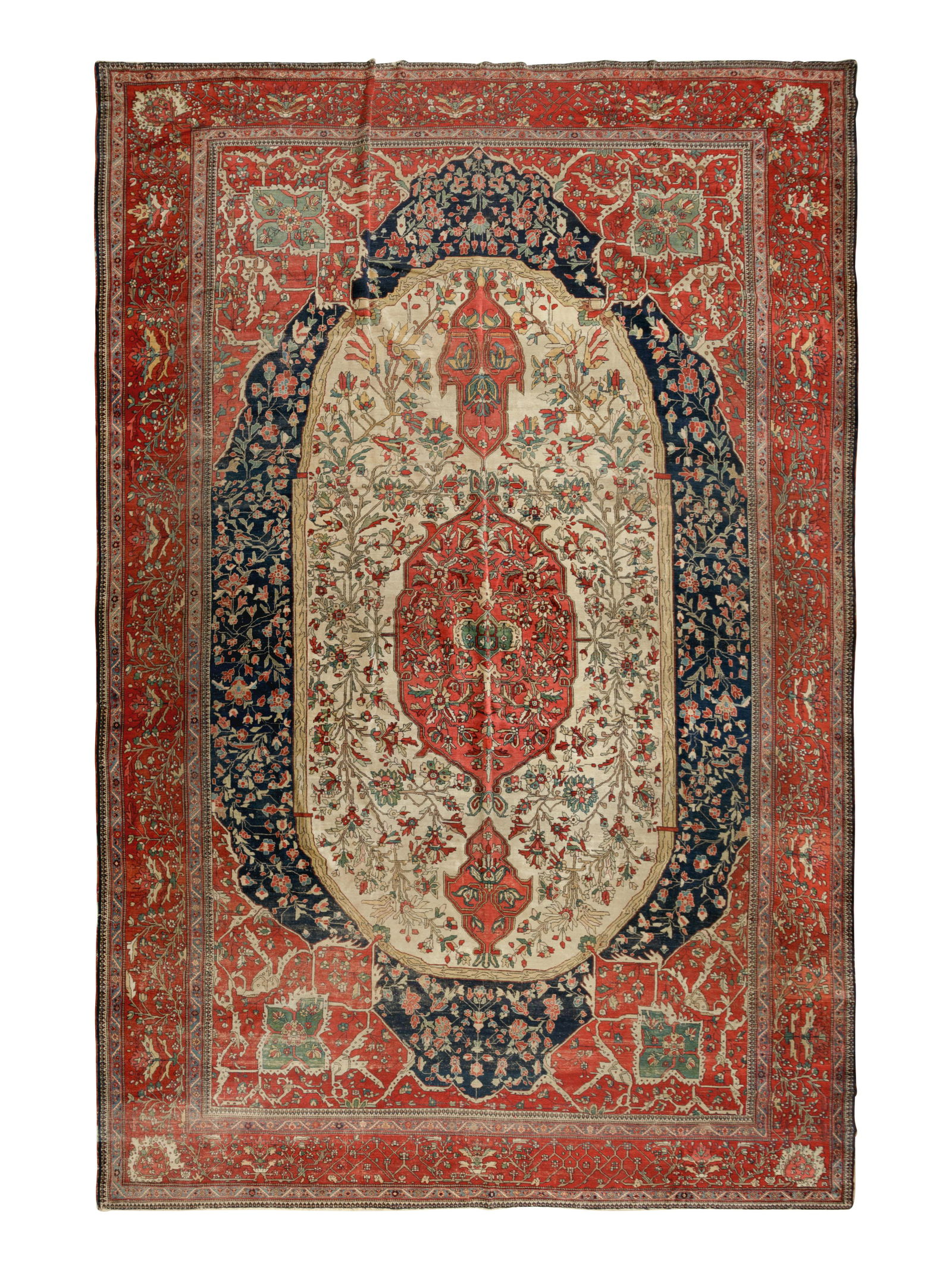A Feraghan Sarouk Wool Rug (1 of 1)