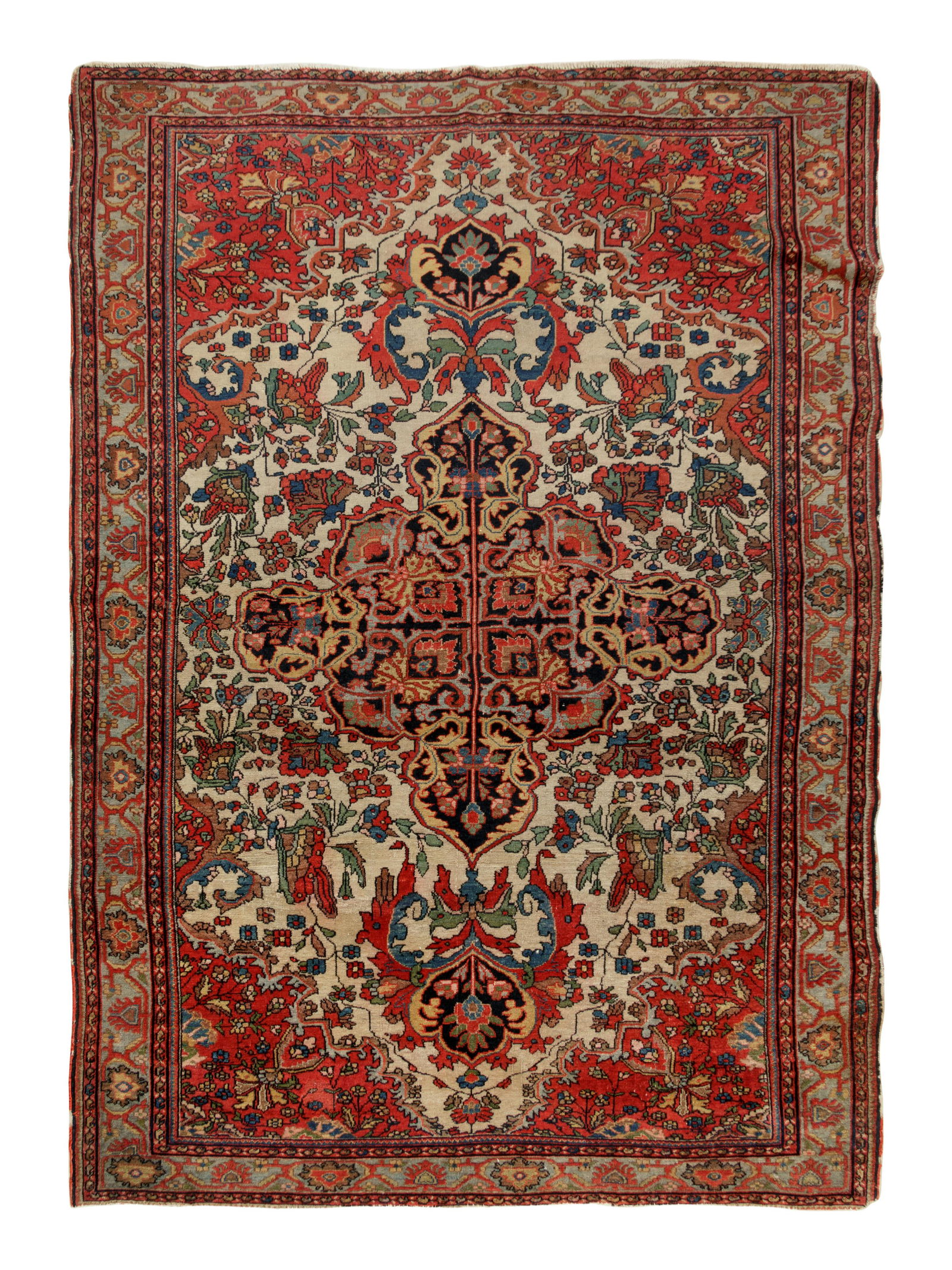 A Feraghan Sarouk Wool Rug (1 of 1)