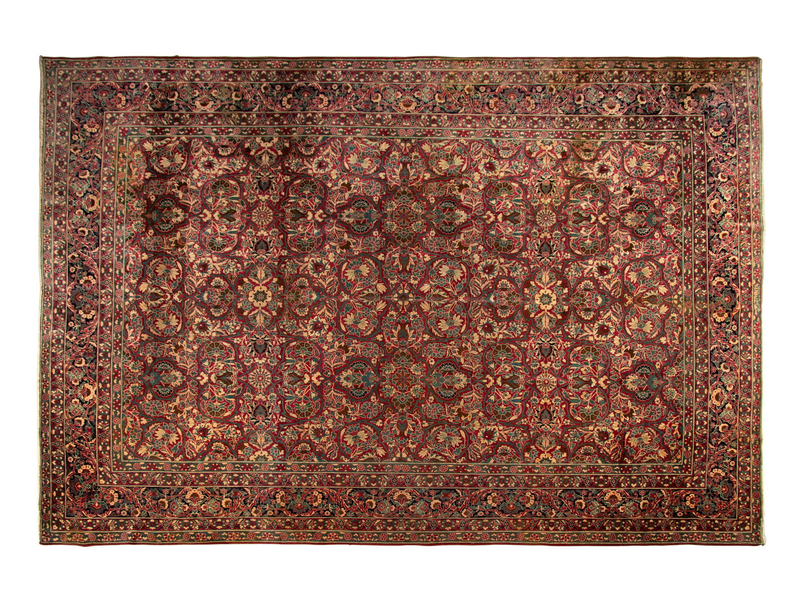 A Kirman Wool Rug (1 of 1)