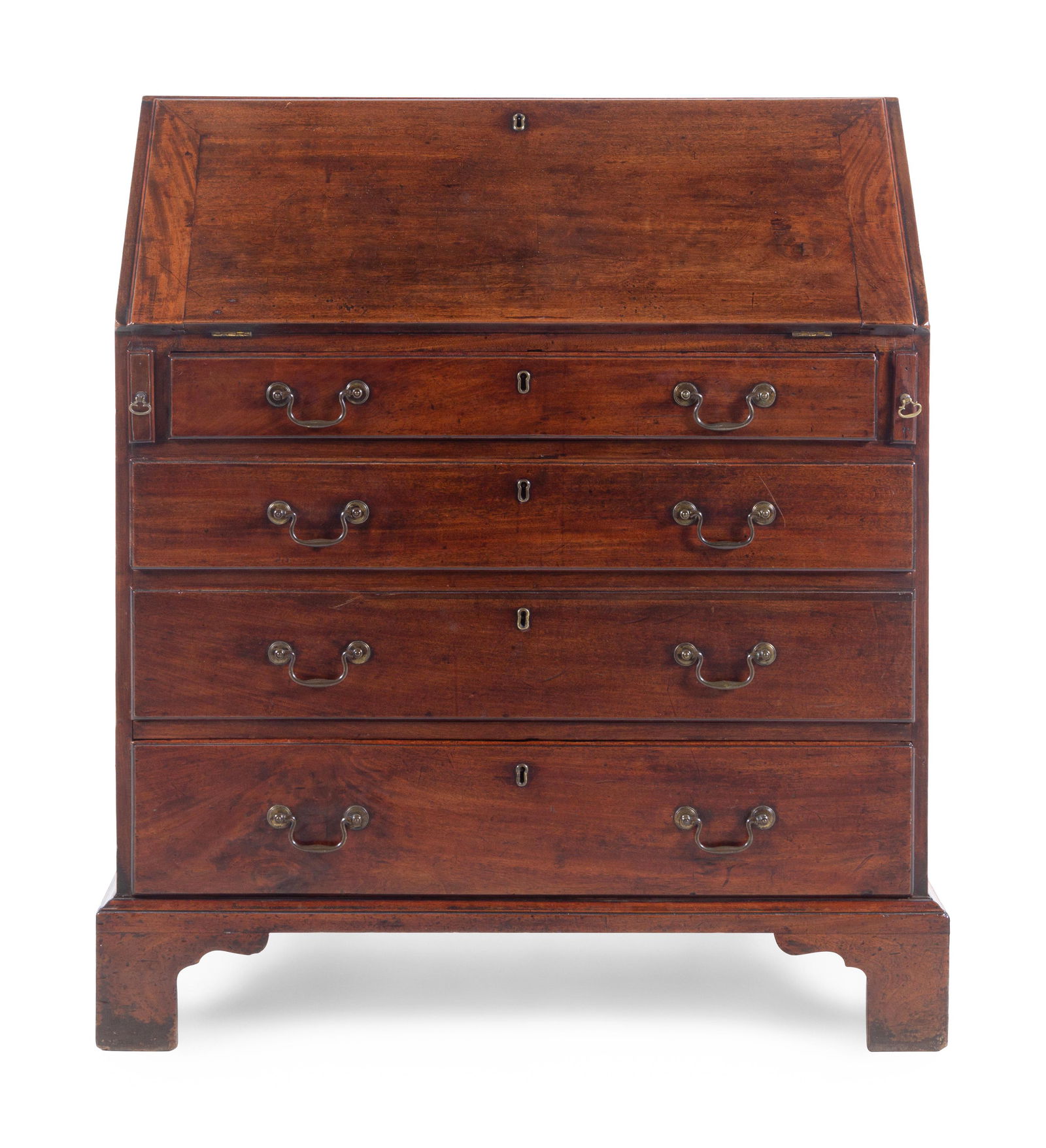 A George III Mahogany Slant-Front Bureau (1 of 3)