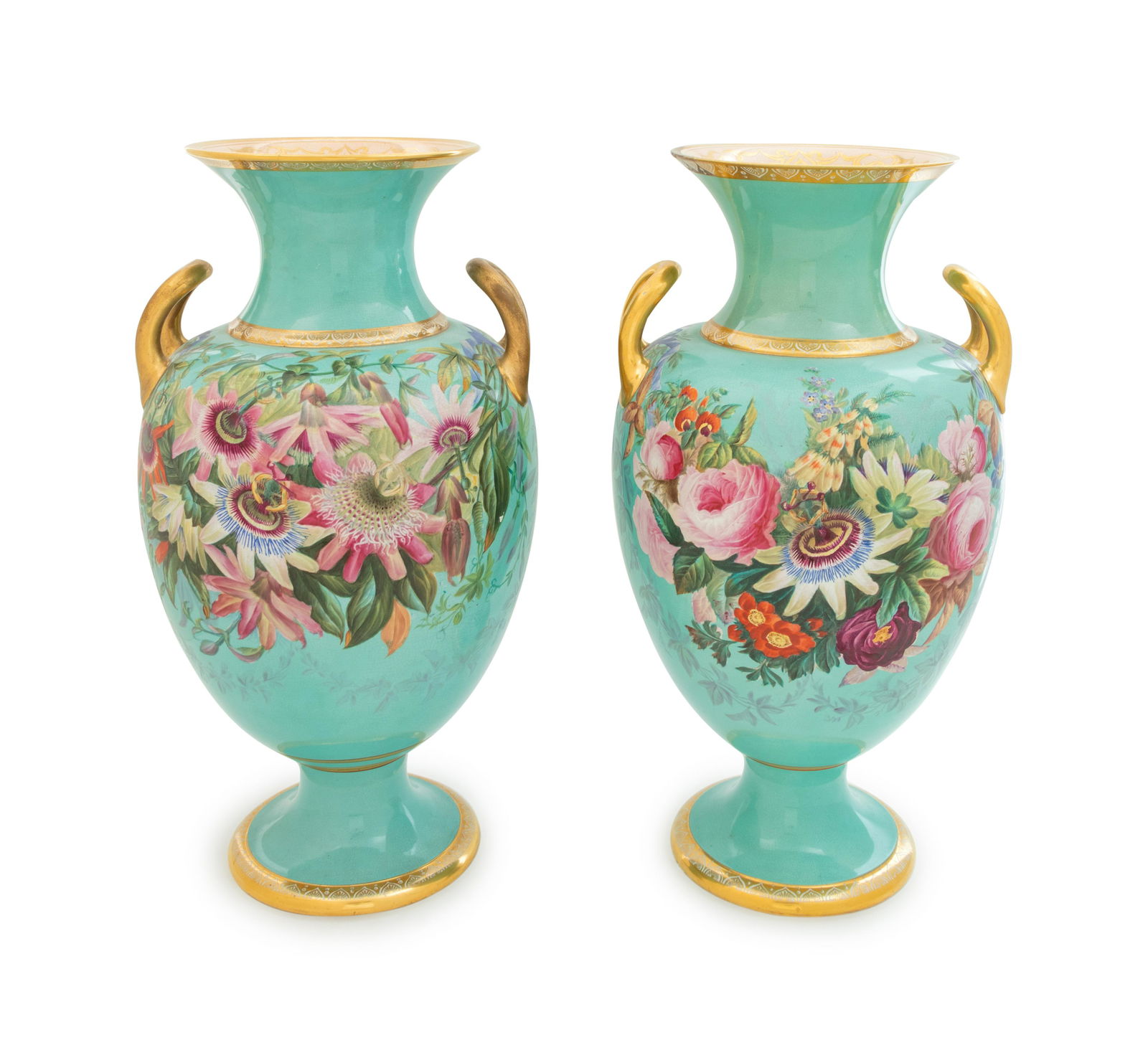 A Pair of Davenport Porcelain Vases (1 of 2)