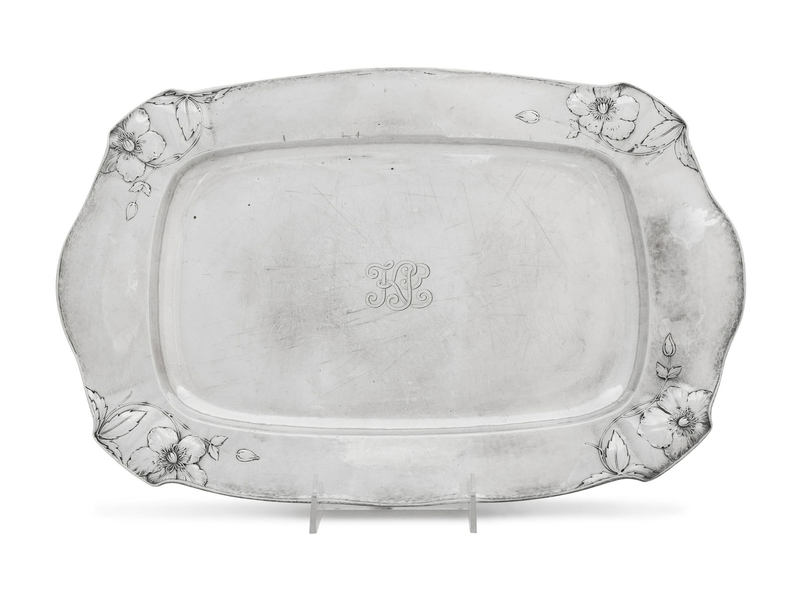 A Gorham Martele Silver Meat Platter (1 of 3)