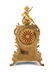 A Louis XV Style Gilt Bronze and Champleve Enamel Clock - 3