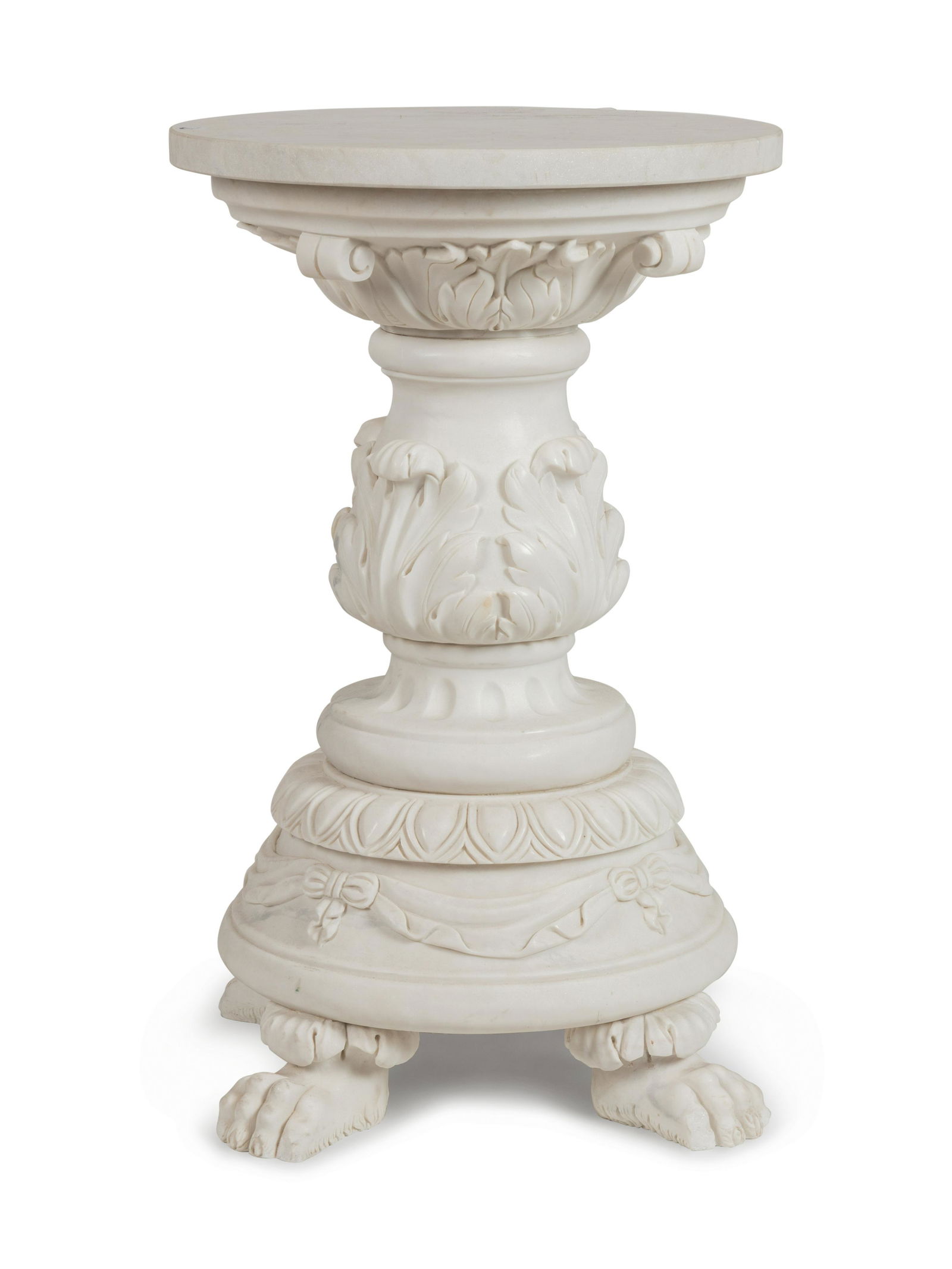 A Neoclassical Marble Pedestal (1 of 2)
