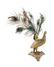 A Neoclassical Gilt Metal and Feathered Peacock Table - 2