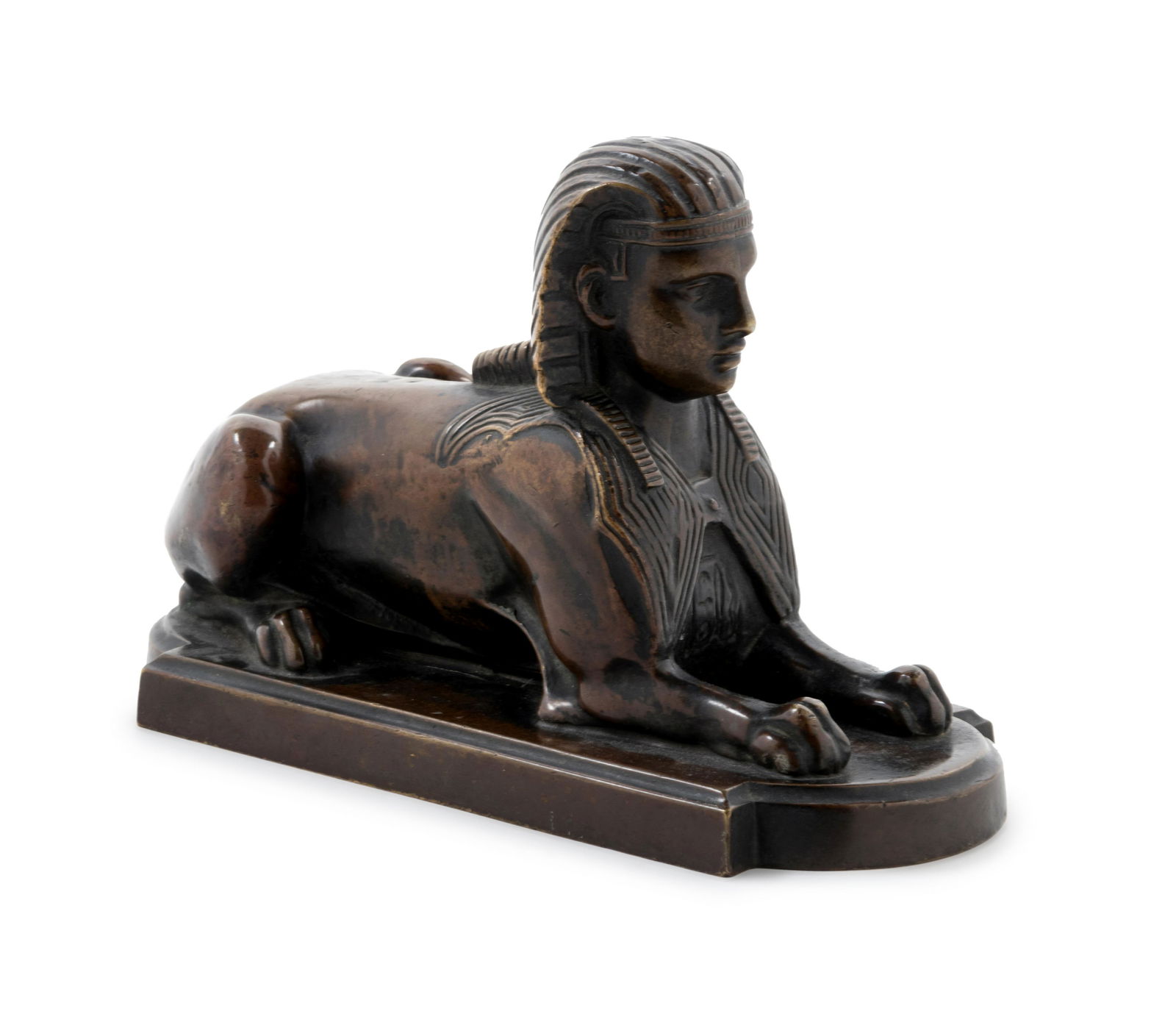 A Continental Grand Tour Patinated Bronze Sphinx (1 of 2)